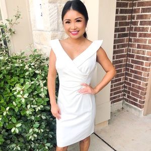 Tahari white dress in size 4